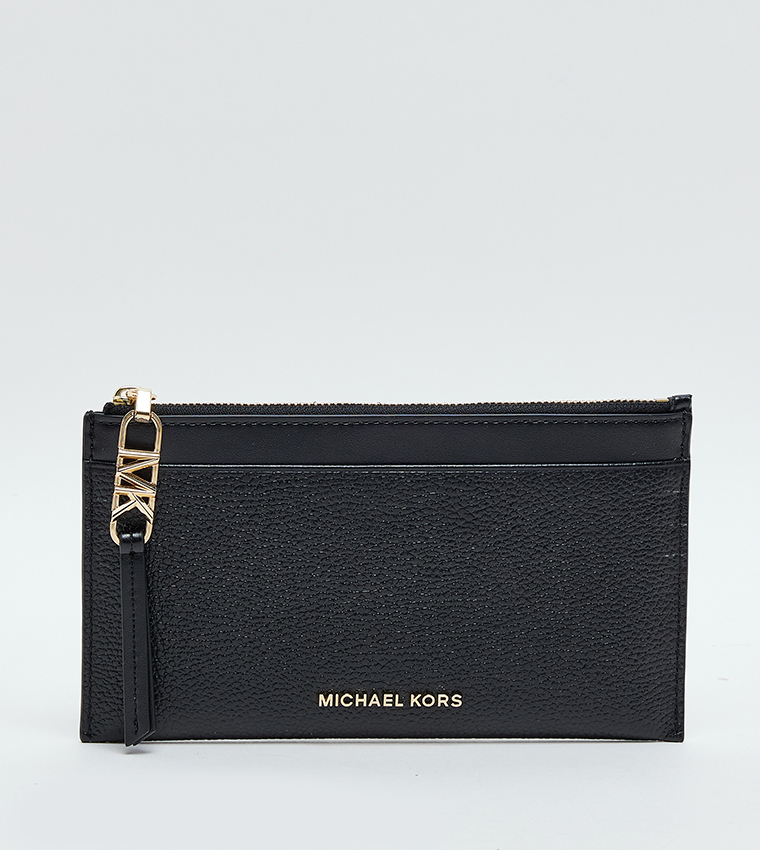 Textured Zippered Wallet