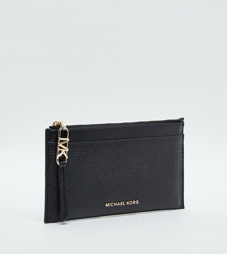 Textured Zippered Wallet