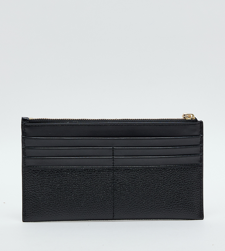 Textured Zippered Wallet