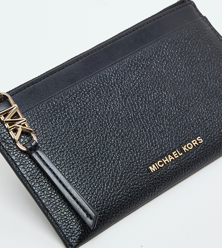Textured Zippered Wallet