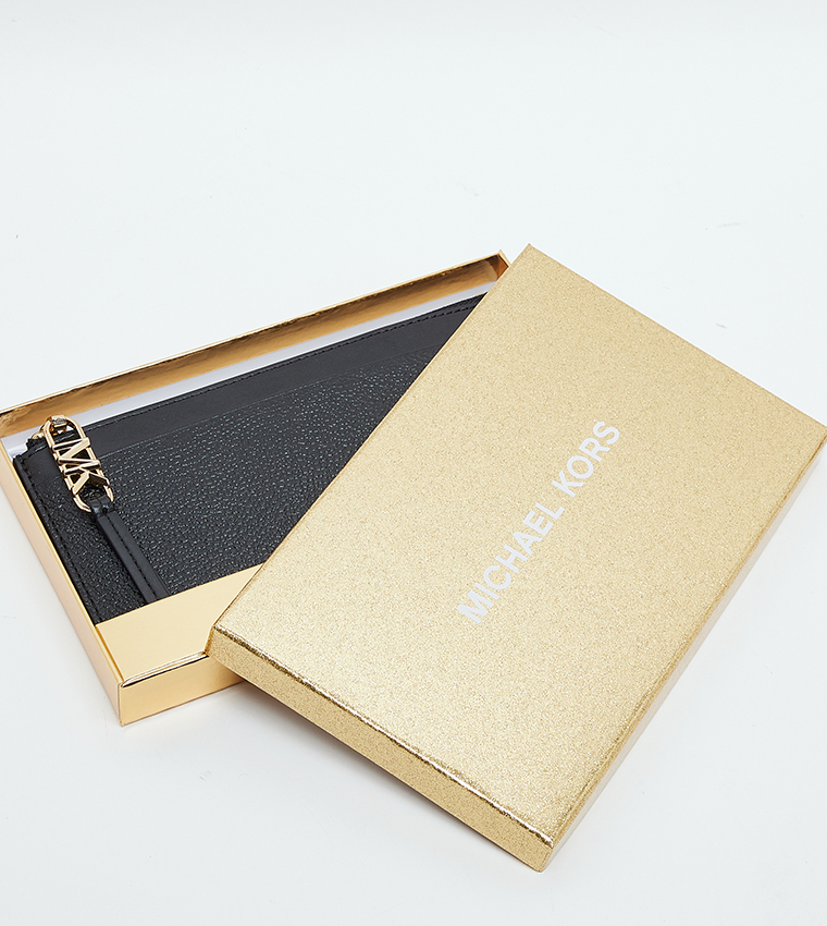 Textured Zippered Wallet
