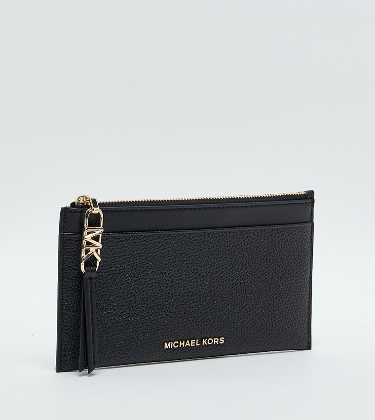 Textured Zippered Wallet