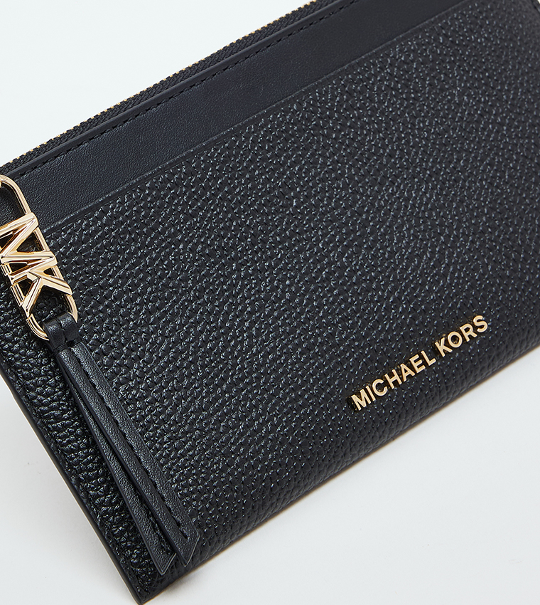 Textured Zippered Wallet