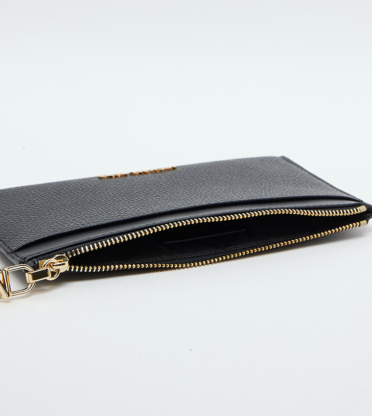 Textured Zippered Wallet