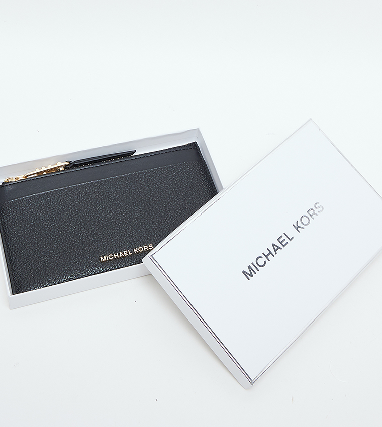 Textured Zippered Wallet