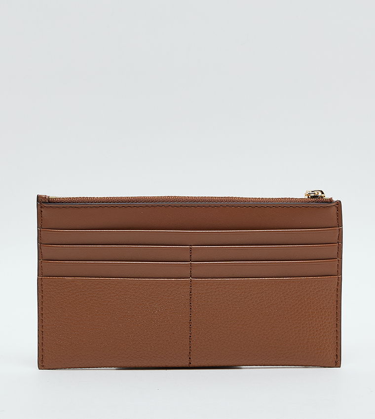 Textured Zippered Wallet