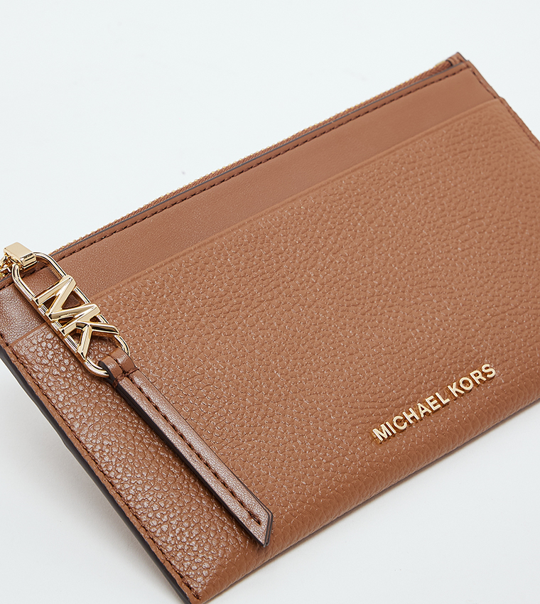 Textured Zippered Wallet