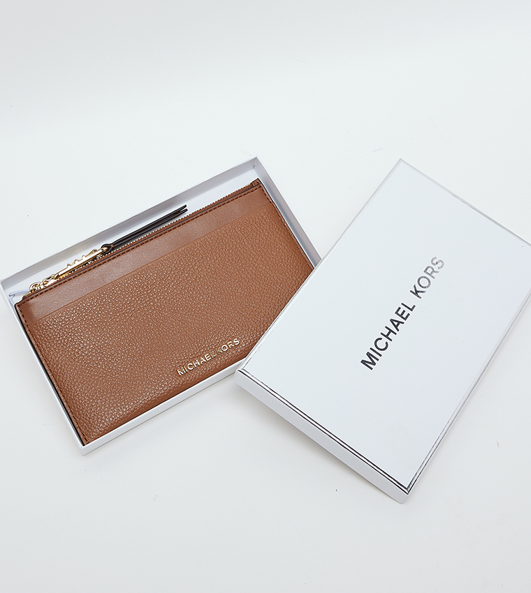 Textured Zippered Wallet