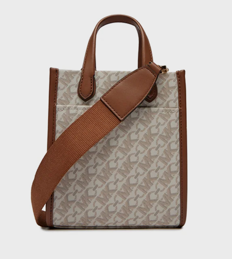 Monogram Patterned Mini Tote Bag