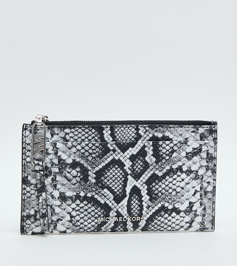 Snakeskin Zippered Wallet