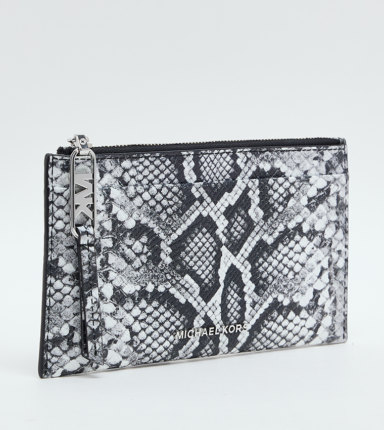 Snakeskin Zippered Wallet