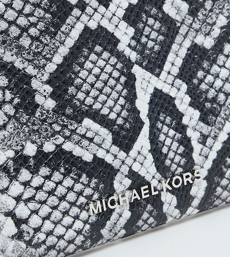 Snakeskin Zippered Wallet