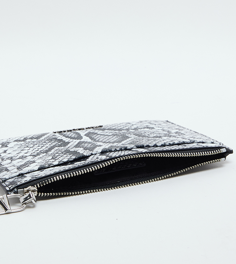 Snakeskin Zippered Wallet