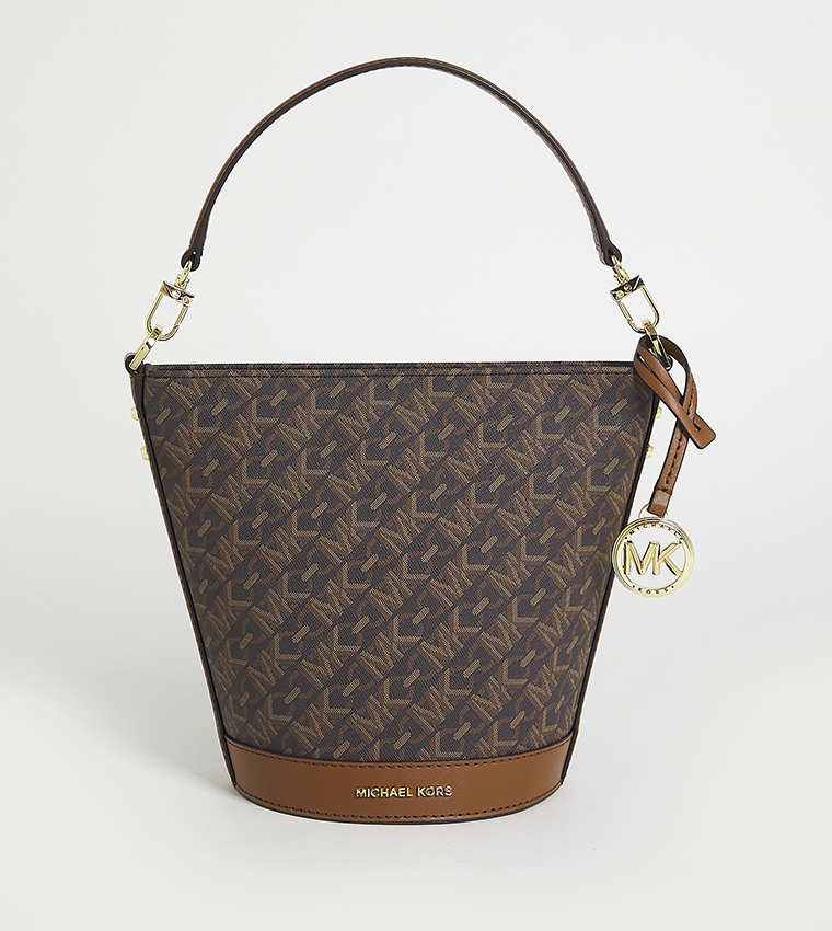 Monogram Patterned Bucket Bag