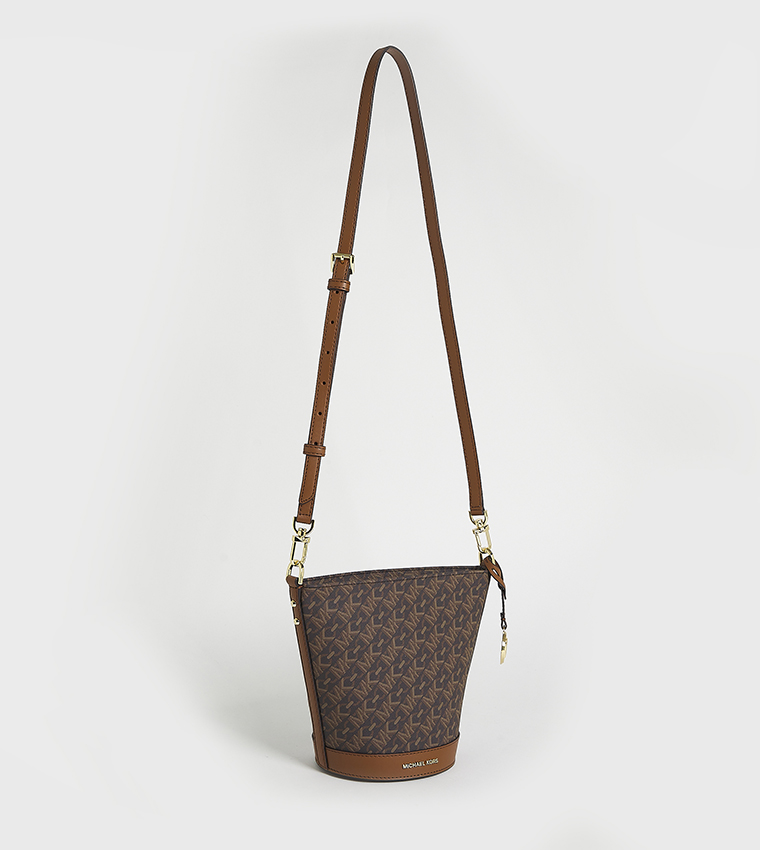 Monogram Patterned Bucket Bag