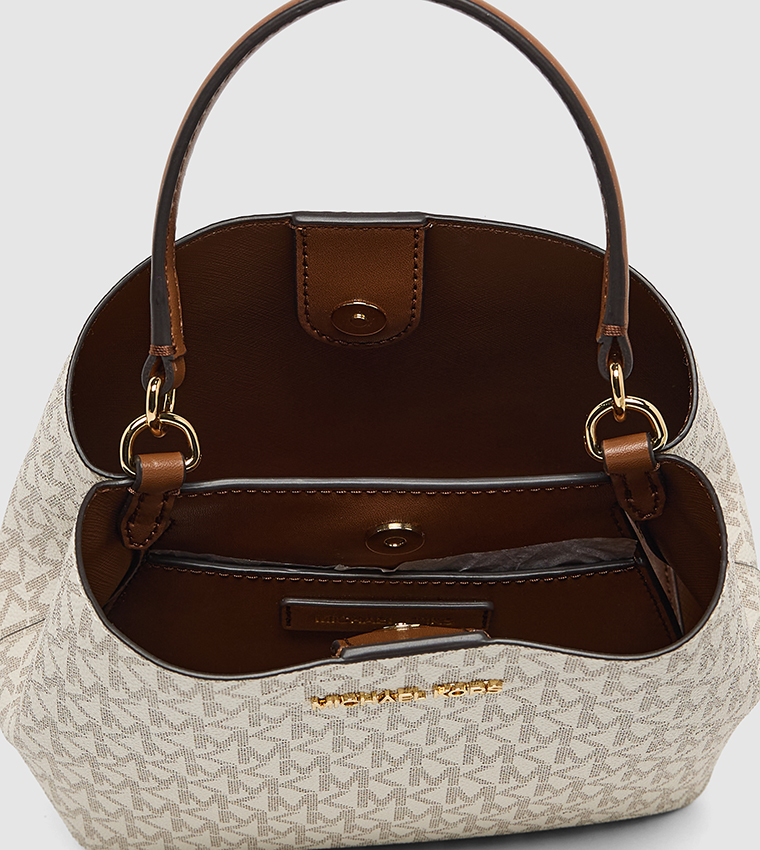 PRATT Monogram Satchel Bag