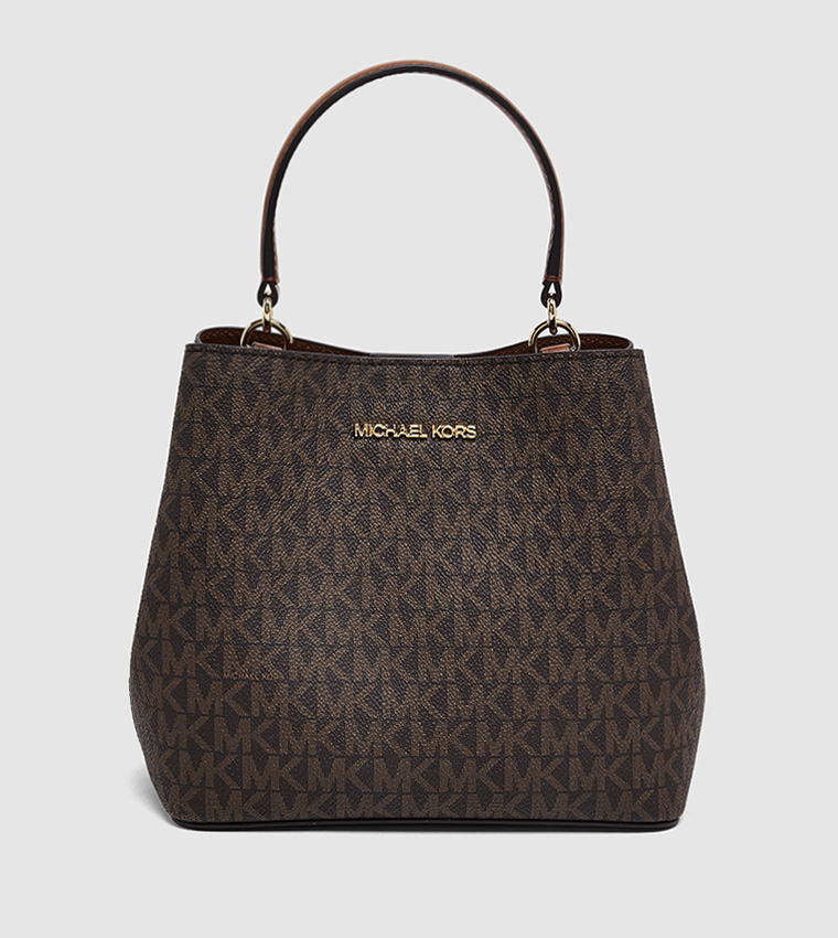 PRATT Monogram Satchel Bag