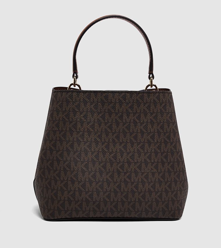 PRATT Monogram Satchel Bag