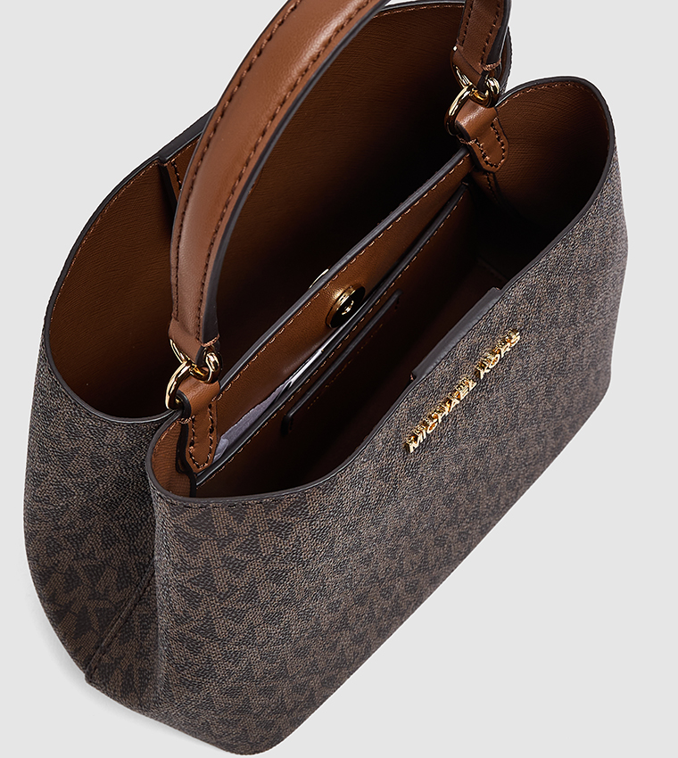 PRATT Monogram Satchel Bag