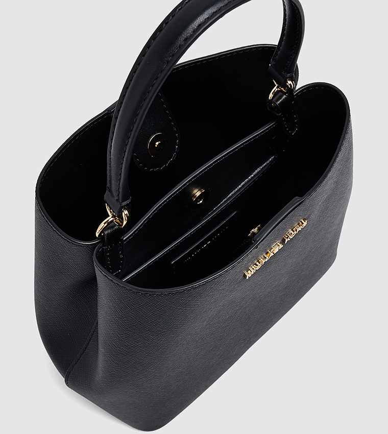 PRATT Logo Detail Satchel Bag