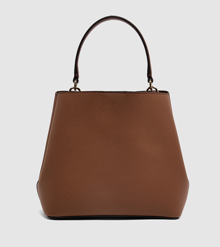 PRATT Logo Detail Satchel Bag