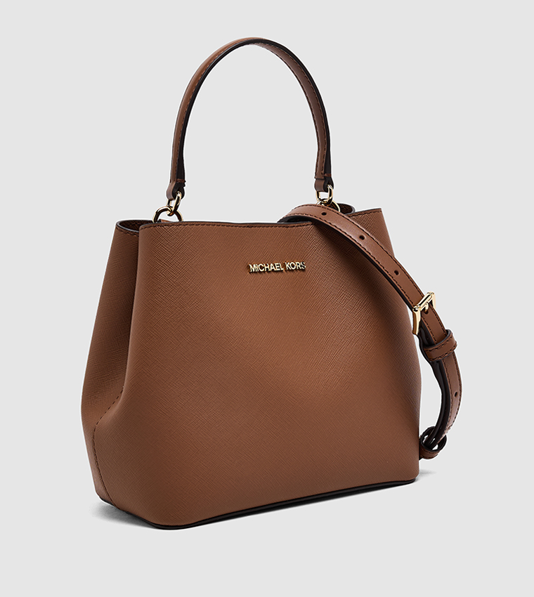 PRATT Logo Detail Satchel Bag