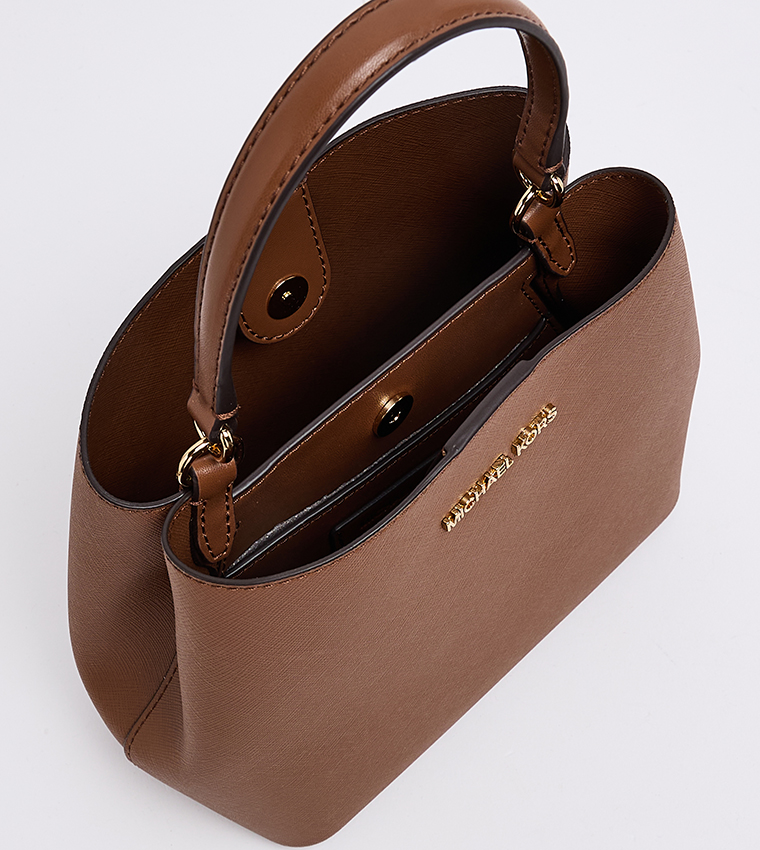 PRATT Logo Detail Satchel Bag