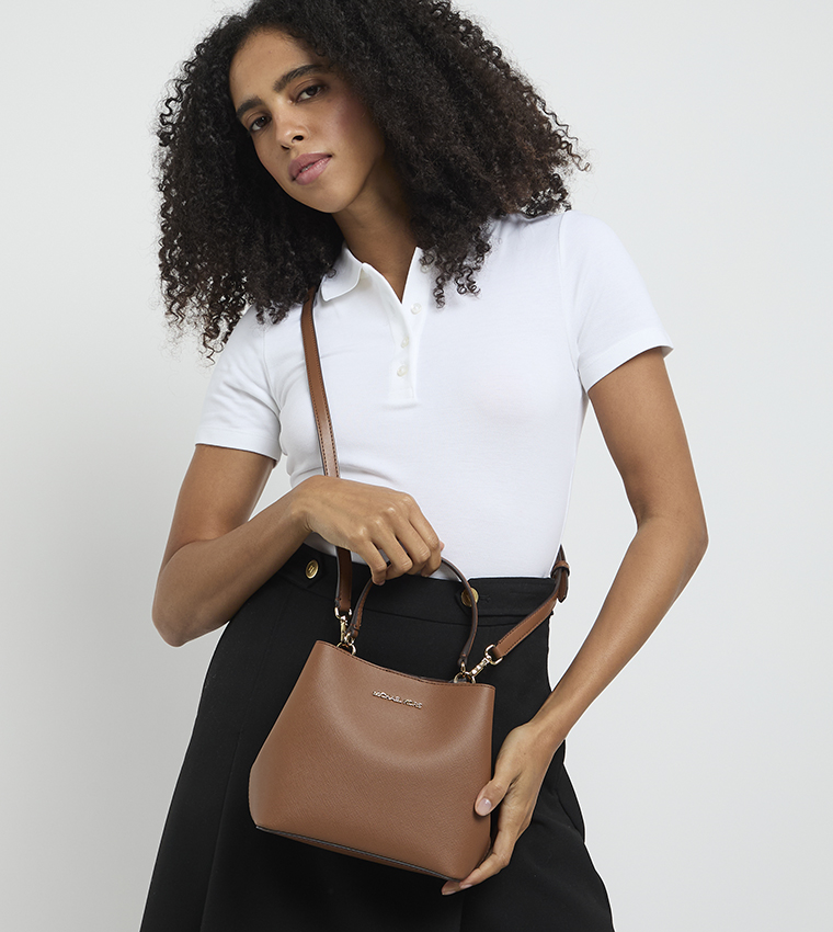 PRATT Logo Detail Satchel Bag