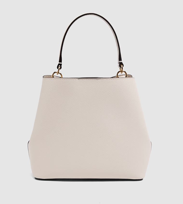 PRATT Logo Detail Satchel Bag