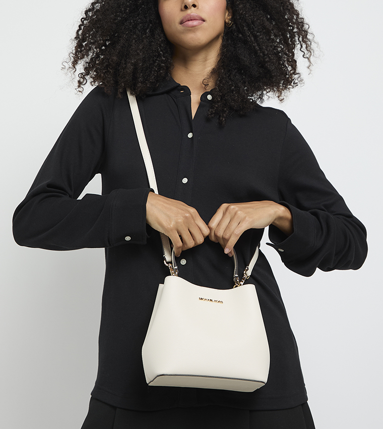 PRATT Logo Detail Satchel Bag