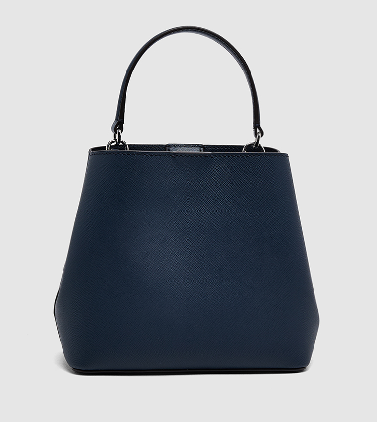 PRATT Logo Detail Satchel Bag