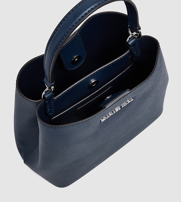 PRATT Logo Detail Satchel Bag