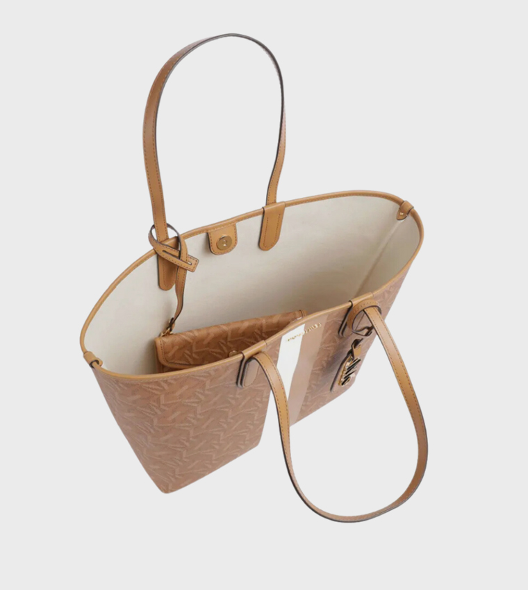 Monogram Patterned Tote Bag