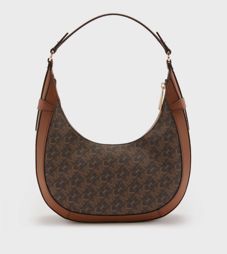 Monogram Patterned Shoulder Bag