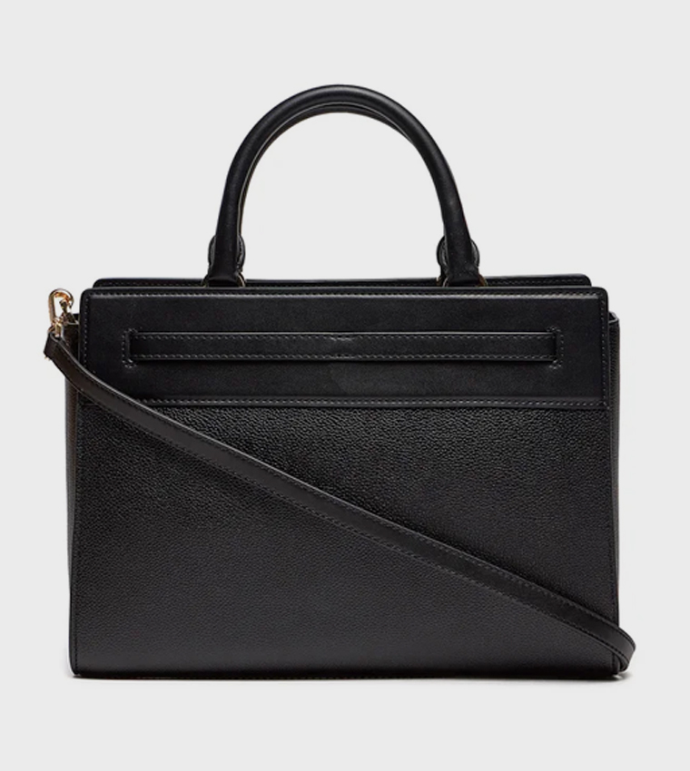 Textured Satchel Bag