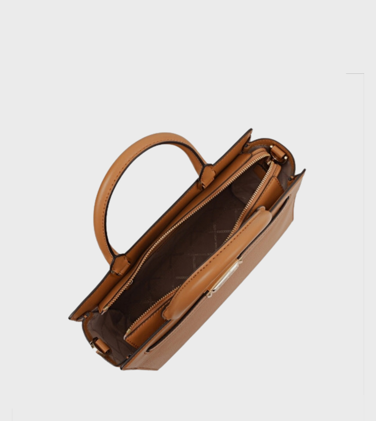 Textured Satchel Bag