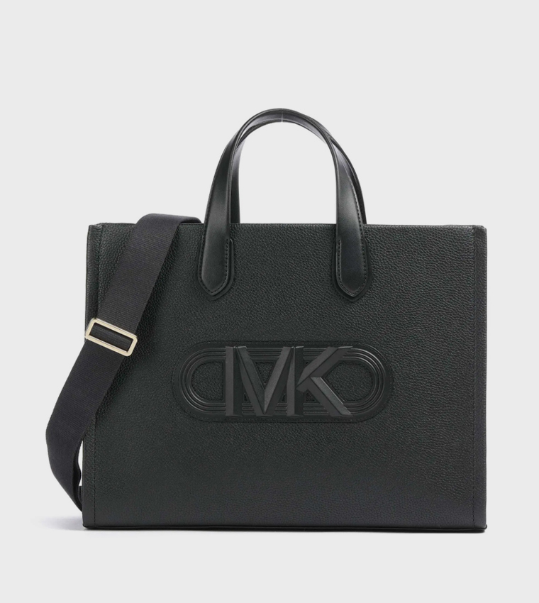 Monogram Embossed Tote Bag