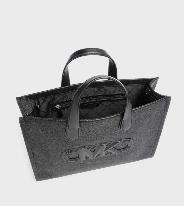 Monogram Embossed Tote Bag