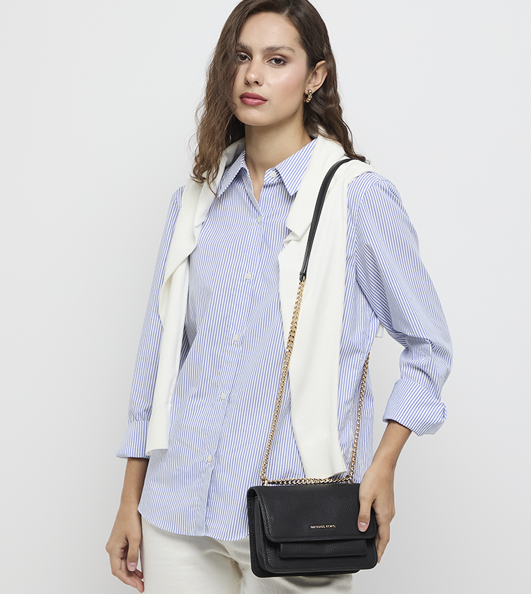 CLAIRE Logo Detail Crossbody Bag