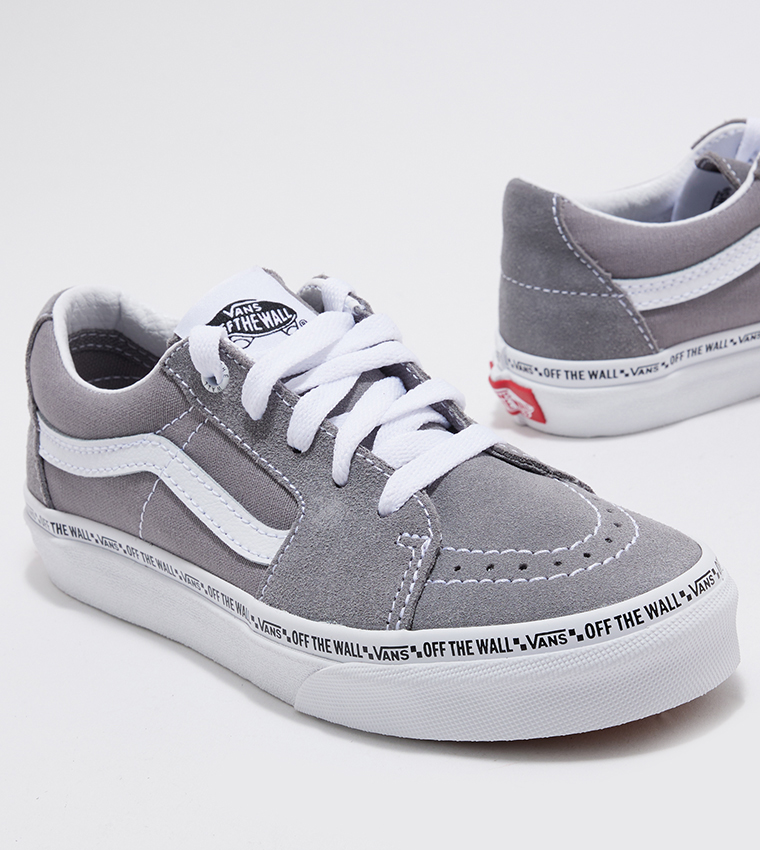 Vans classic clearance gray casual shoes