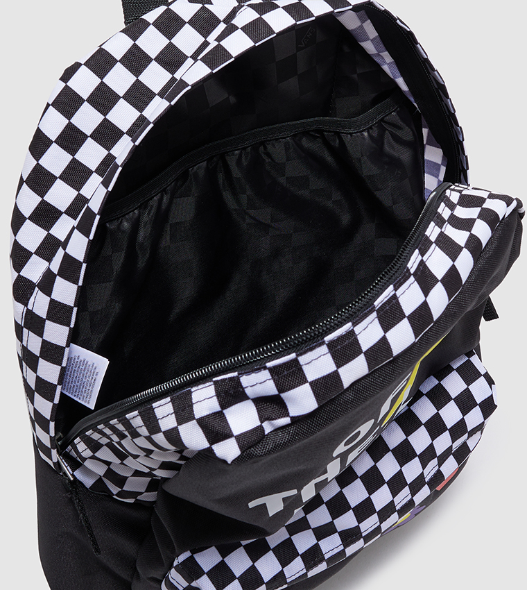 Vans central realm top backpack black