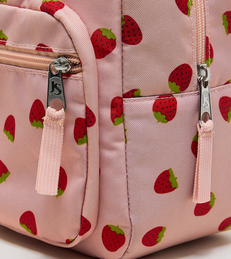 Printed Front Pocket Backpack