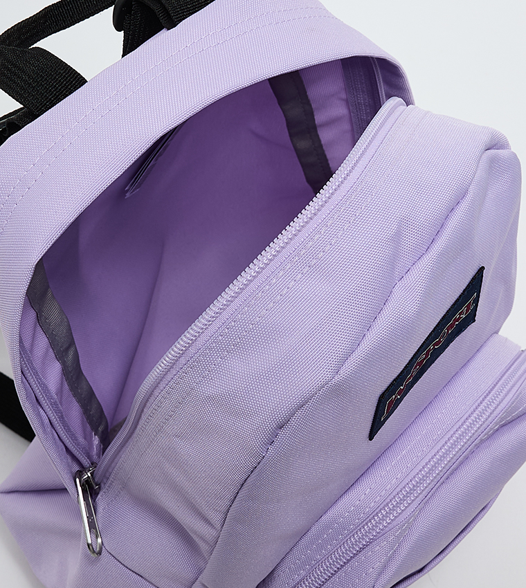 Label Detail Front Pocket Backpack