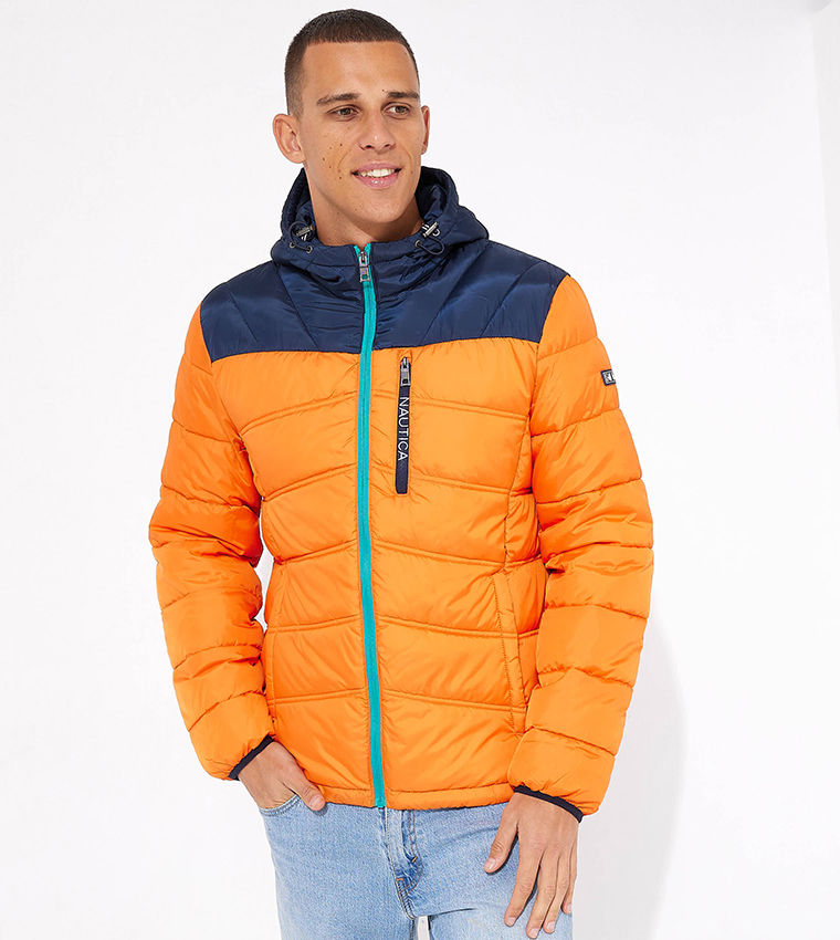 Orange 2025 nautica jacket