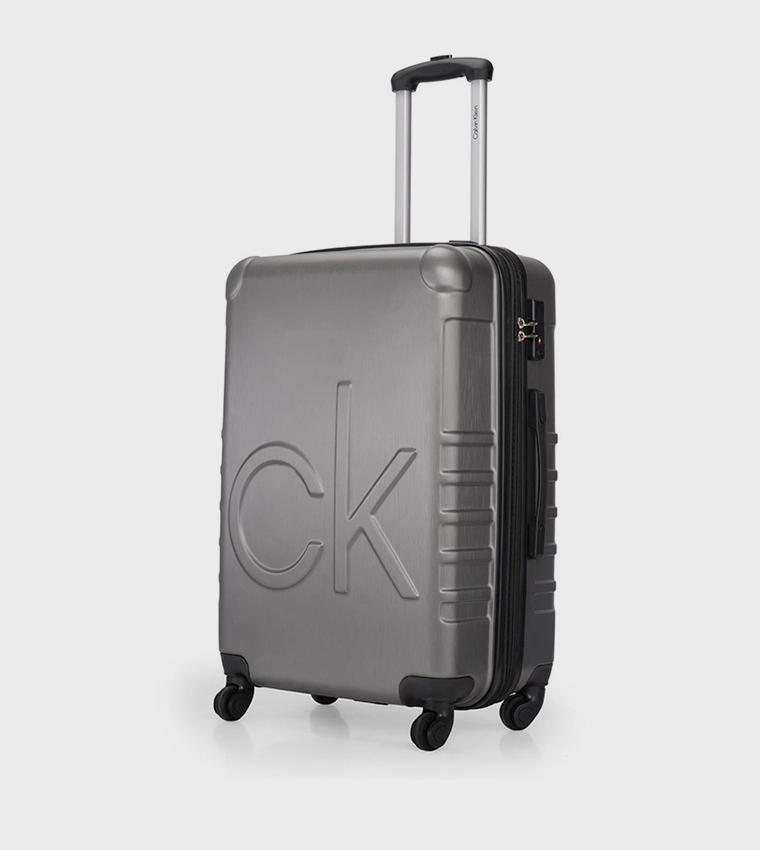 MIDTOWN TOUR Medium Embossed Trolley Bag , 45cm