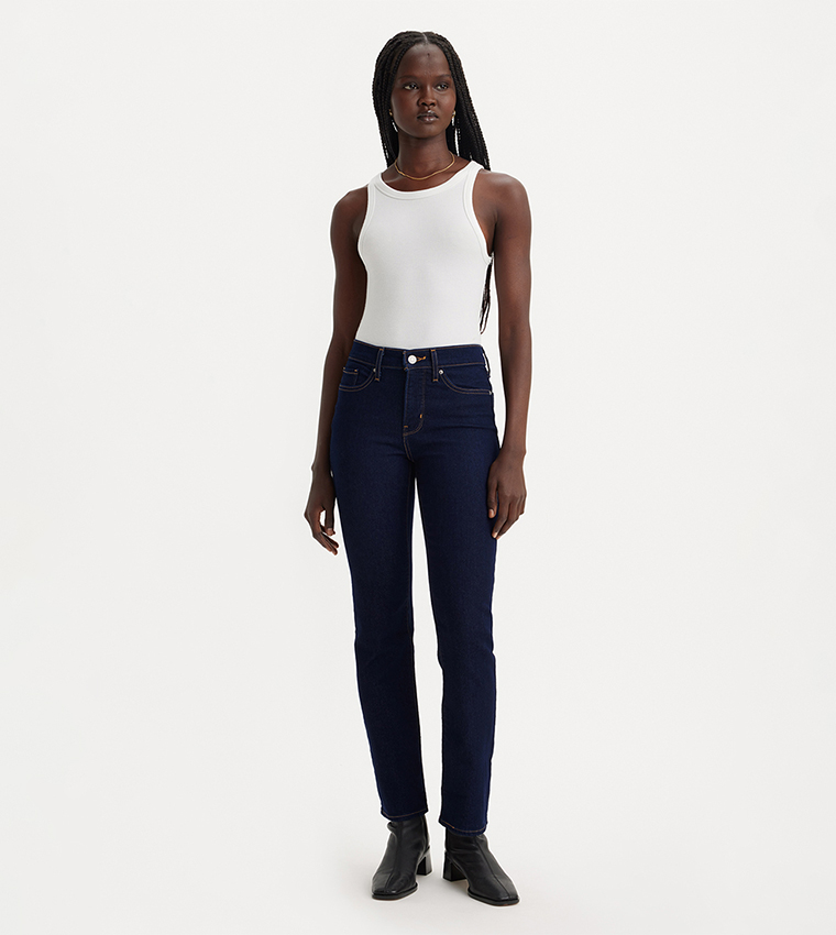 314 High Rise Shaping Straight Fit Jeans