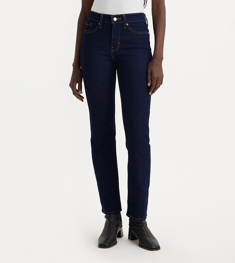 314 High Rise Shaping Straight Fit Jeans