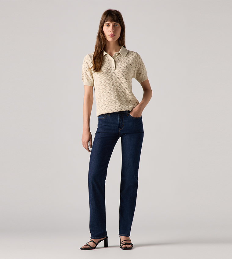 314 High Rise Shaping Straight Fit Jeans
