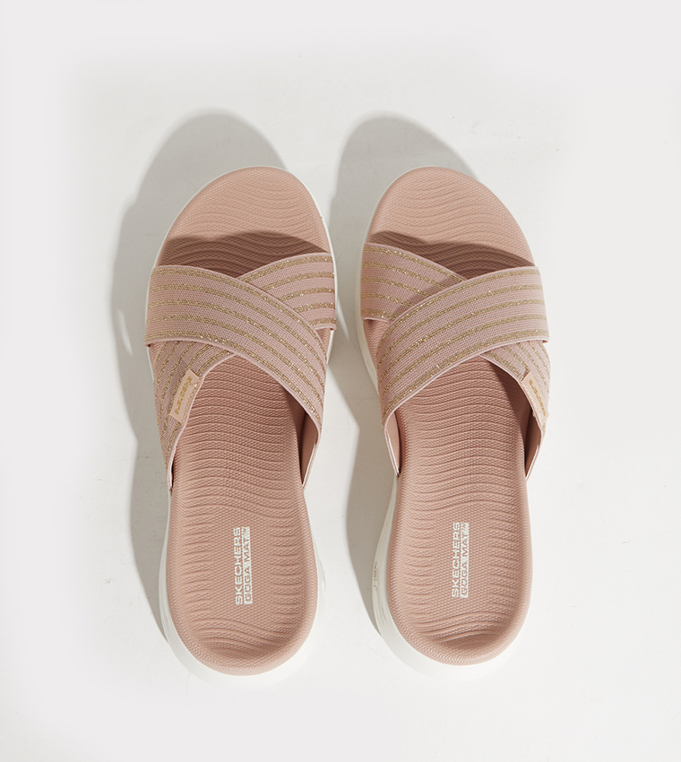 Buy Skechers ON THE GO 600 Comfort Sandals In Pink 6thStreet Qatar