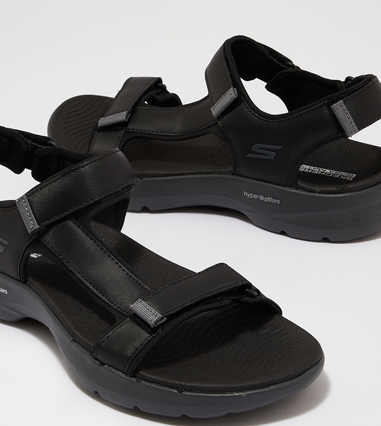 Skechers textured strappy outlet sandals